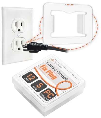 12 Packs Loose Outlet Plug Fix | Make Your Loose Socket Jack Snug for Power Plug - Standard Tight Fit