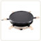LITTLE BALANCE 8692 Crêpière Grill Happy Cheese Trio 1200 Les Meuuuh...!, Elektrischer Raclette, 6 Spatel + 6 Bretter, 6 Personen, 1200 W, Muskat