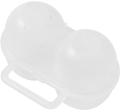 LEYILE 2 Portable Egg Carriers Holder Eggs Storage Tray Box Containers Outdoor Camping Eggs Protector Tray Travel