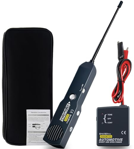 OBDKCAN EM415PRO Automotive Electrical Open&Short Finder Circuit Tester, Wire Tracer,Circuit Breaker Finder,DC 6-42V,Flexible Probe Automotive Circuit Tester for Auto Repair Store, Home Garage