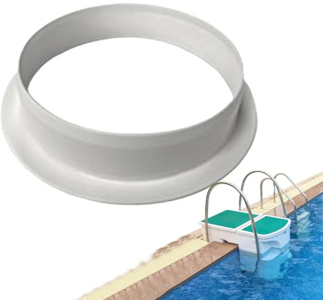 Anillo de Repuesto para Cesta de Skimmer de Piscina - Recambios para Piscinas,Accesorio Interno Externo para Tuberías de Piscina