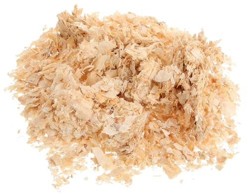 YARNOW Copeaux de Bois Naturels pour Hamster 500G Litière Absorbante sans Poussière pour Petits Animaux Cage Propre et Confortable Litière pour Cobayes Gerbilles et Lapins