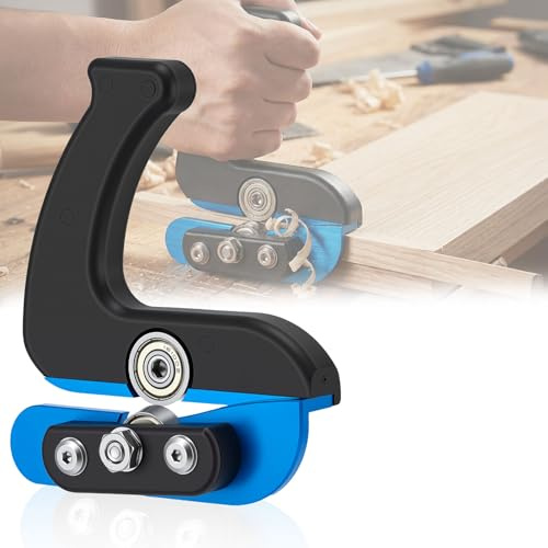 Cepilladora Cantos, Recortadora Cantos Para Madera Cortadora Portátil Con Dos Rodamientos Descentrados Para Materiales 0,3–2,5 Mm Recortadora Canteado Corte Preciso Para Cajas/PVC/ACP/Melamina