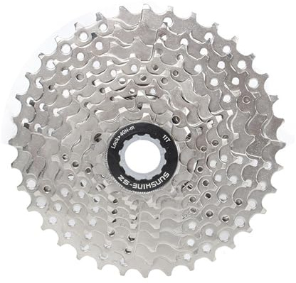 DHJKFU cykelkassett 9-växlad kassett HG 11–30T/32T/34T/36T/40T/42T/46T cykelkassett lämplig för mountainbike (9S 11–36T)