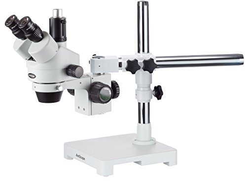 AmScope 3,5 x -180 X Zoom trinoculaire à perche stéréo microscope