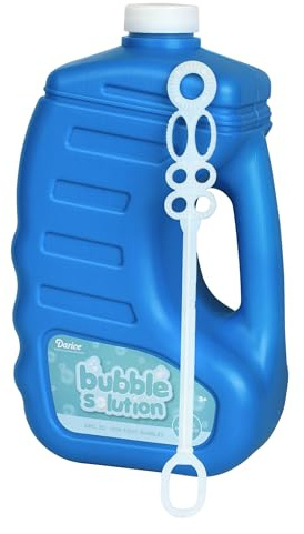 Darice 64-Ounce Bubble Solution-Includes Wand and Easy Pour Funnel Top-Works with Bubble Machines-for Weddings, Birthdays and Outdoor Events 30090907