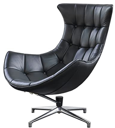 KAWOLA Sessel Wohnzimmer Loungesessel Leder Skio Fernsehsessel Einzelsessel Drehsessel Drehstuhl Designer Sessel Cocktail Sessel Clubsessel Relaxsessel Chefssessel