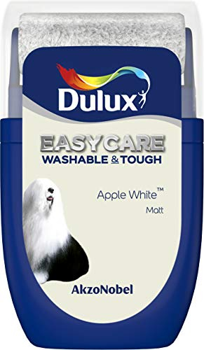 Dulux Easycare Washable & Tough Tester Paint, Apple White, 30 ml