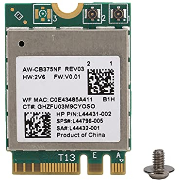 Mini Wifi Card,Wifi Module 2.4/5.0GHz,Bluetooth 5.0 M.2 NGFF Wireless Network Card 802.11a/b/g/n/ac RTL8822CE,Support for Windows 10/Linux/Android