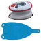 GRITZNER 636 mini Bügeleisen (rot) (Gritzner 636 + hellblaue Ablage)