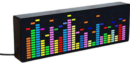 Indicatore di spettro musicale a LED, Analizzatore di indicatori del misuratore VU, Audio Connect luci ritmiche, Scheda di visualizzazione dell'amplificatore del livello audio RGB