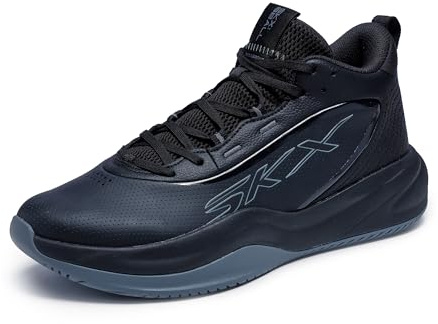 Skechers Tenis de Baloncesto Pure Klutch para Hombre, Negro/Negro, 42.5 EU