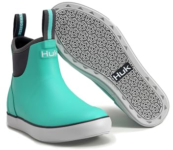 HUK Womens Rogue Wave Shoe, Fishing & Deck Boot for Women, Bermuda, 8