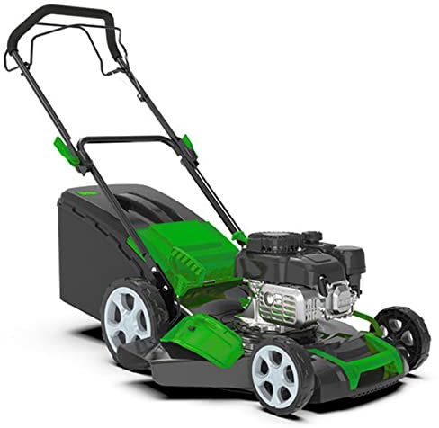Tondeuses à gazon à essence 3 pouces, tondeuses à gazon autopropulsées, tondeuses à gazon poussées sans fil, tondeuses à gazon à essence antidérapantes portables avec hauteurs de coupe réglables