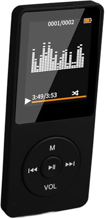 Jectse Letture Mp3 con, Letture Musicale Hifi Digitale Portatile Multifunzieone, Audio in Streaming da 180 Mah, per Correre, Camminare, Studiare, Incontrare