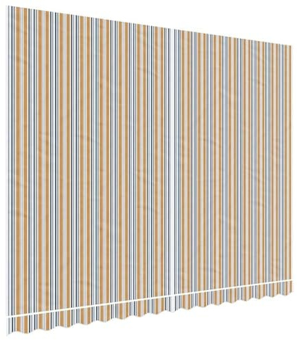 Rivestimento per tende da sole, 4 x 3 m, multicolore – 100% poliestere con rivestimento in poliuretano – resistente alle intemperie e durevole per terrazze, balconi e giardini