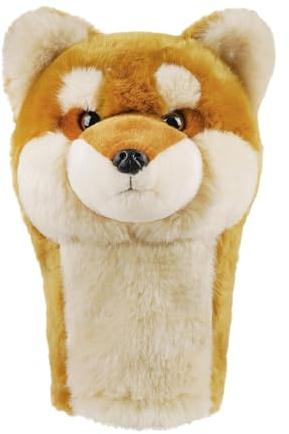 Amagogo Funda de Peluche para de Golf con Forma de Perro, Ideal como protección para Palos de Golf, Ideal para golfistas Mayores y niños.