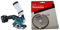 Makita Akku-Glas Fliesenschneider CC301DSMJ (10,8 V, 4,0Ah, 2 Akkus und Ladegerät im MAKPAC) + Makita B-21098 Diamant - Trennscheibe für CC300DWE