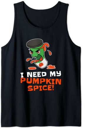 I Need My Pumpkin Spice | Tasse de café au lait en colère Débardeur