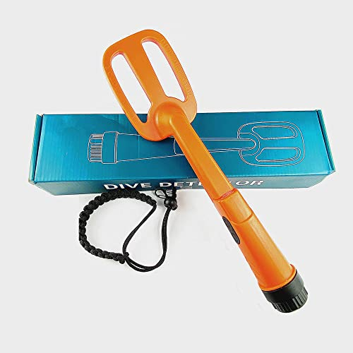 Waterproof Scuba Metal Detector Underwater Pulse Coil Pinpointer Detecting (Orange)