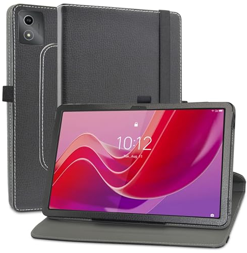 MAMA MOUTH Cover per Lenovo Tab M11 Custodia,Slim girevole Smart 360 gradi di rotazione Case Cover Custodia Protettiva per Lenovo Tab M11 TB330FU / Lenovo Xiaoxin Pad 2024 11 Pollici Tablet,Nero