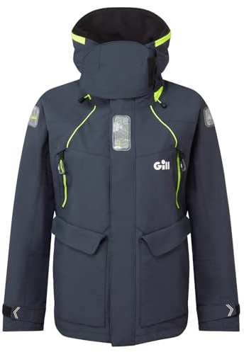 Gill Womens OS2 Offshore Sailing Jacket - Waterproof, Windproof & Breathable (Navy, 12)