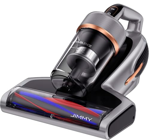 Jimmy BX7 Pro Mattress Vacuum Cleaner, Bed Vacuum Cleaner with UV-C & Ultrasonic & 5s Quick Heating, 16Kpa Suction 480W Handheld Vacuums for Dust & Pet Hair with HEPA(Gray, Corded)