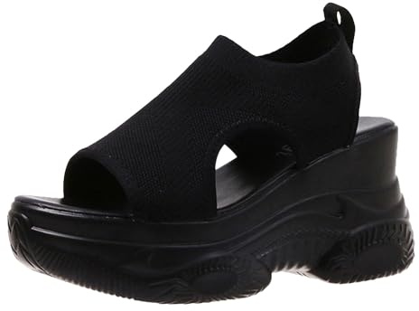 Generico Sandali Espadrillas Donna pantofole da piscina Infradito Estate Scarpe Con Adjustable Strappo Ortopedici Morbide Antiscivolo Sandalo Comode de Spiaggia Sposa E Festa