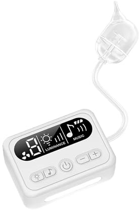 Elea ETSA608 Aspiratore nasale elettrico per bambini, 9 livelli di aspirazione e 3 teste, suinetti nasali per bambini piccoli e neonati, con luce calmante e ninne, forte aspirazione