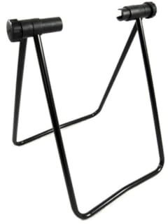 SUPVOX Support Vertical Réglable en Métal pour Vélo VTT et Route 2 Anneaux de Maintien, Support Pliable pour Atelier et Exposition en Magasin