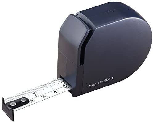 HOTO Self Lock Tape Measure, Retractable Measuring Tape, Precise Measurement, Great Stiffness, Shock Absorbent Base, 10 Ft (3m)