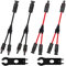Solarpanel Stecker, Vegena Photovoltaik Steckverbinder Y-Stecker, 2 Paar Solarstecker Männlich Weiblich Solarpanel Kabelstecker IP67, Solar Panel Kabel Anschlüsse Stecker mit Schraubenschlüssel