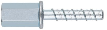INDEX A PERFECT FIXING - TFF06055 [TFF] Anclaje para fijación directa en hormigón con cabeza rosca hembra, Acero zincado, Homologado, Medida Ø6 x 55 (M8-M10) mm, Caja de 50 unidades