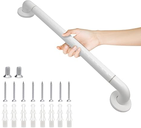 Badezimmer Haltegriffe mit rutschfestem Griff und leuchtenden Sicherheitskreisen,Toilette,Dusche,Handtuchhalter,Senioren und Kinder Treppenhilfe 50cm