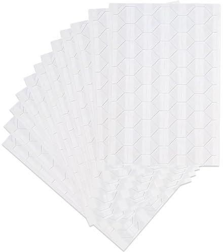 1224 Stück Fotoecken selbstklebend transparent, Foto Kleber für Fotoalbum, Fotoecken Kleber, Foto Klebepads, Fotoecken für Fotoalbum, Scrapbooking-Zubehör