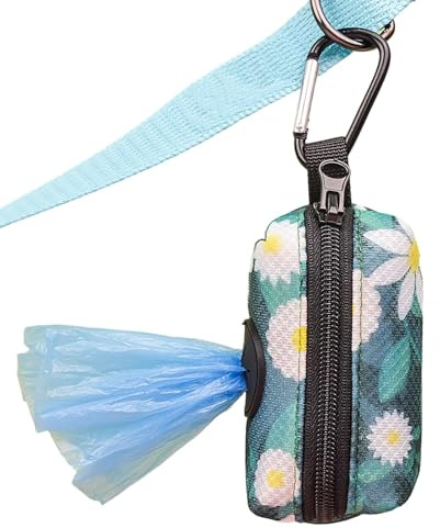 Dispensador De Bolsas Para Excrementos De Perros - Soporte Para Bolsas Para Excrementos De Perros | Portarrollos Para Bolsas De Caca De Perro Con Estampado Gráfico | Soporte Para Bolsas De Basura Para