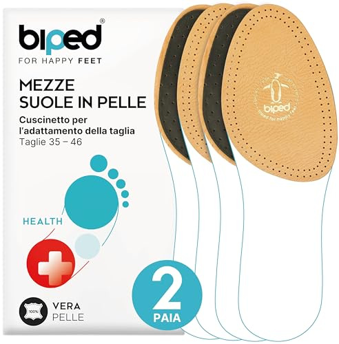 biped 2 paires de demi-semelles en cuir avec charbon actif - rembourrage de l'avant-pied, semelles intérieures en cuir pour hommes et femmes z1782(37-38)