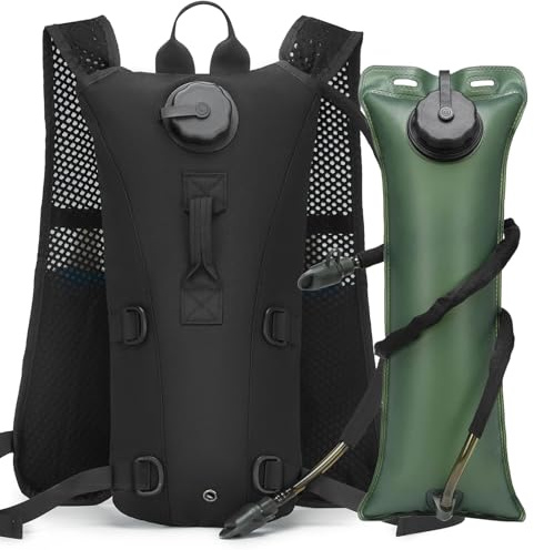 ATBP Running Hydration Vest Pack Tactical 3L Water Bladder Backpack Bag for Cycling Marathon Hiking Daypack Men & Women