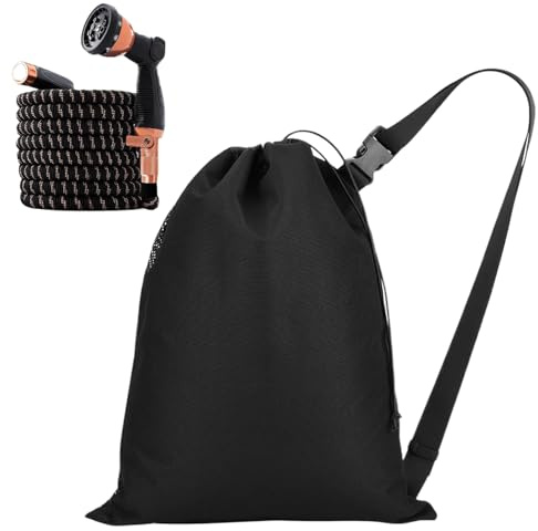 Bolsa Para Manguera – Organizador Impermeable Con Cordón, Almacenamiento De Jardín En El Patio, Organizador De Almacenamiento De Tela Oxford Con Cordón, Soporte Duradero Para Manguera Para Patio, Césp