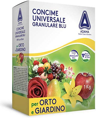 ADAMA CONCIME NUTRIMENTO GRANULARE 1KG UNIVERSALE BLU ORTO GIARDINO NPK 12-12-17
