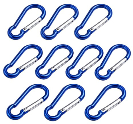 Rohans Carabiner Carabina Clip Snap Hook Clip Small Keyring Camping Sports Karabiner Coloured