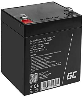 Green Cell® AGM 12V 5Ah Akku VRLA Blei-Batterie Bleiakku Ersatzakku Gelakku Akkubatterie Zyklenfest Unbemannt Spielzeug, Elektro Spielzeug, Alarm, Notstrom, Kinderfahrzeuge, Kinder-Quad