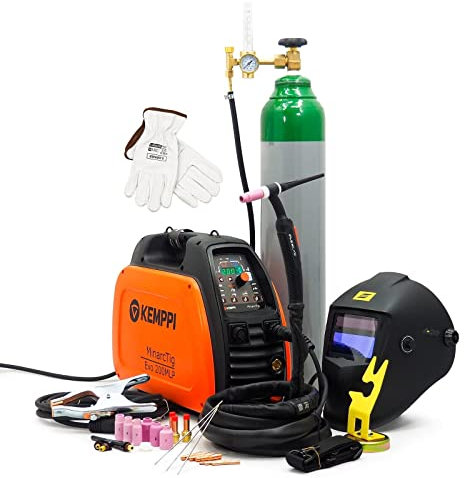 SET #2 Kemppi MinarcTig EVO 200MLP Pulse DC WIG 200 ampere svetsmaskin rostfritt stål ..