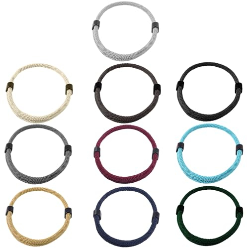 10 Stück Surfer-Armbänder, Nautische Seil-Armbänder, Handgefertigte Paracord-Surf-Armbänder, Nautische Seil-Armbänder Für Männer Und Frauen, Verstellbare Geflochtene Armbänder Für Männer Und Frauen
