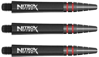 RED DRAGON Nitro Xfire Intermediate Dartschäfte (Wellen) - 2 Sätze pro Packung (insgesamt 6 Stiele)