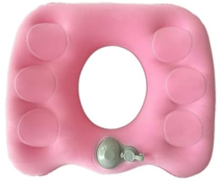 SAVOSWEET Orthopaedic Seat Cushion, minnesskum, Coccyx-kudde, ergonomisk kontorsdyna, justerbar sittdynbredd, kudde för att lindra höft och smärtor i svanskotan, för kontor, bil (rosa)