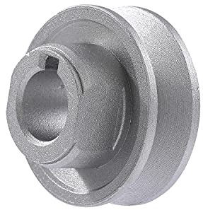 KATSU Polea de rueda de correa de aluminio para máquina de coser con Motor eléctrico, ranura única de 45MM