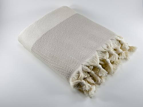 LUCIDUS Strandtuch – 100% Türkische Baumwolle, Schnell Trocknend & Sandfrei, 100x200 cm Saunatuch Hamamtuch Damen & Herren – Leicht & Ideal für Reise, Bad, Yoga, Camping (Mokka)