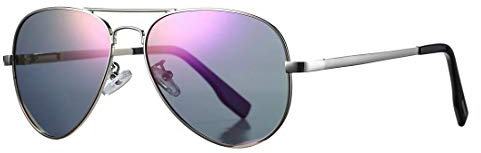 COASION Retro Pilotenbrille Polarisierte Sonnenbrille für Herren Damen UV400 Schutz Piloten Sonnenbrillen Vintage