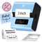 Phomemo M221 Etikettendrucker - 3 Bluetooth Beschriftungsgerät Selbstklebend Mini Wireless Labeldrucker für Barcode, QR-Code, Einzelhandel, Kabel, Kleinunternehmen, Kompatibel mit Android & iOS, Blau